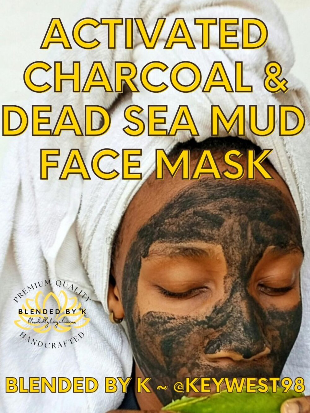 Activated Charcoal & Dead Sea Mud Face Mask ~ 4 oz